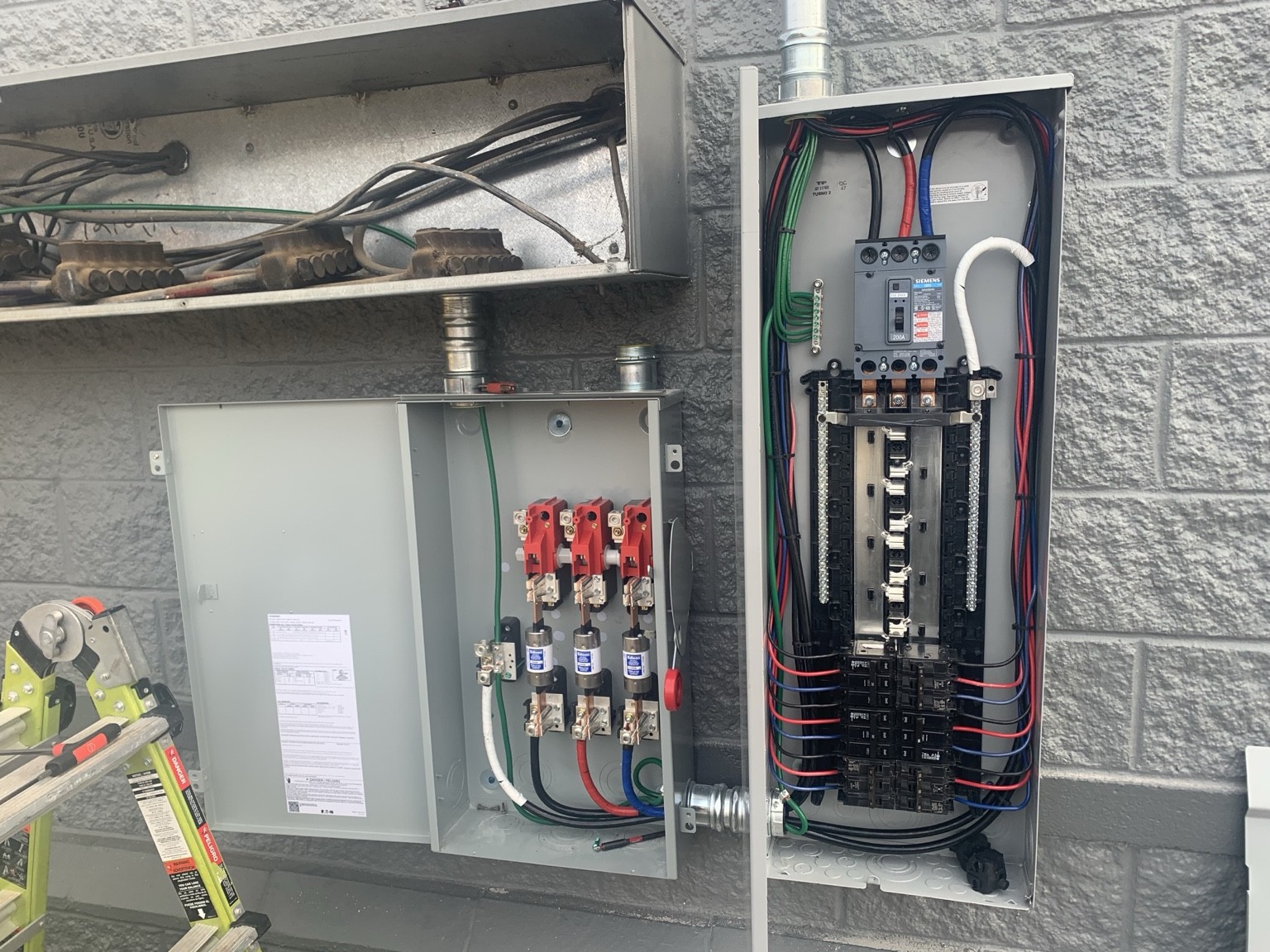 Service Equipment Wall